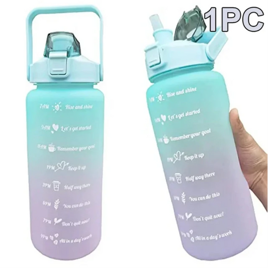 Hydration Motivation Water Bottle 2 Liter