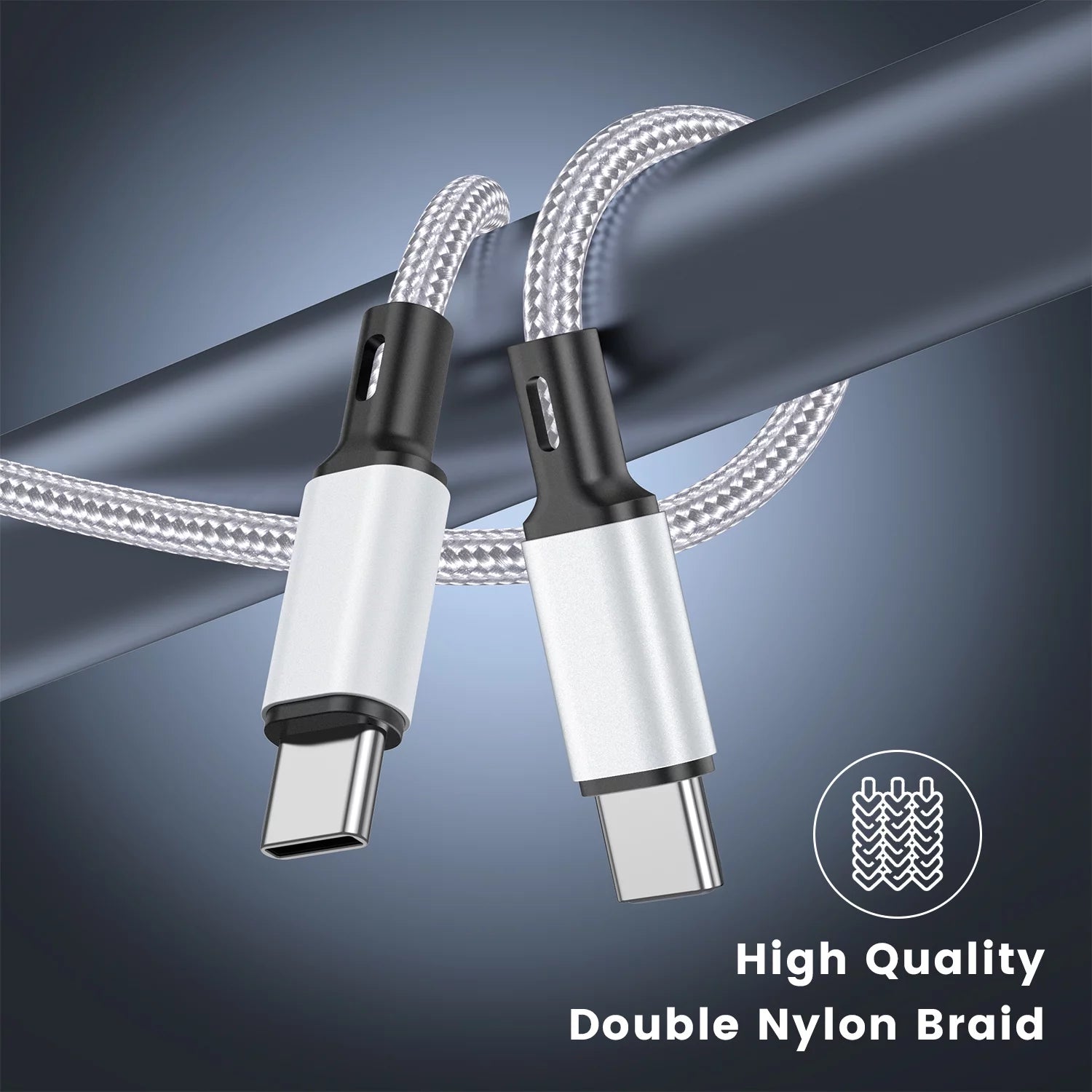 USB C to USB C Cable [3/6/6 FT, 3-Pack], Fast Charging USB Type C Charger Cable Compatible for Iphone 15 Samsung Galaxy S22 S21 S20 Ultra 5G Note 20/10, Pixel 7 6 Pro 5 4 3 2 XL & USB-C Laptop Tablet
